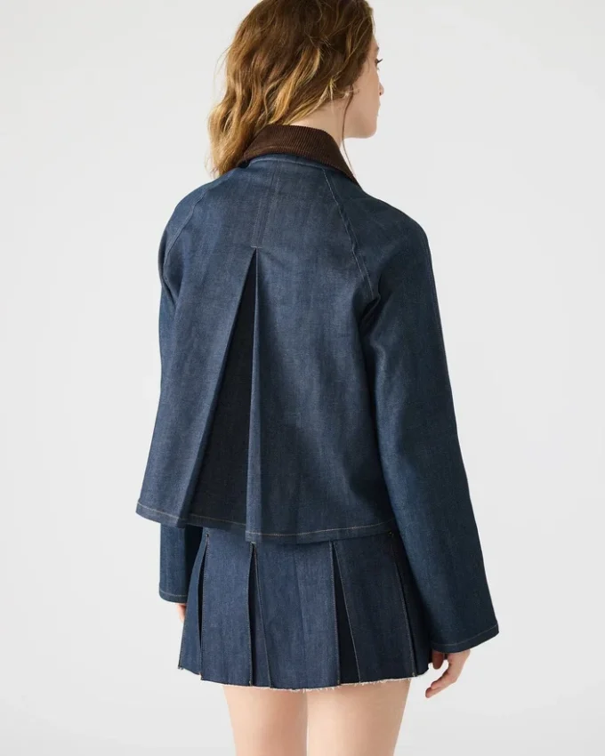 Justina Barn Jacket Deep Indigo