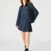 Justina Barn Jacket Deep Indigo