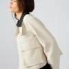 Justina Barn Jacket Oatmeal