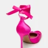 Larina Hot Pink Satin