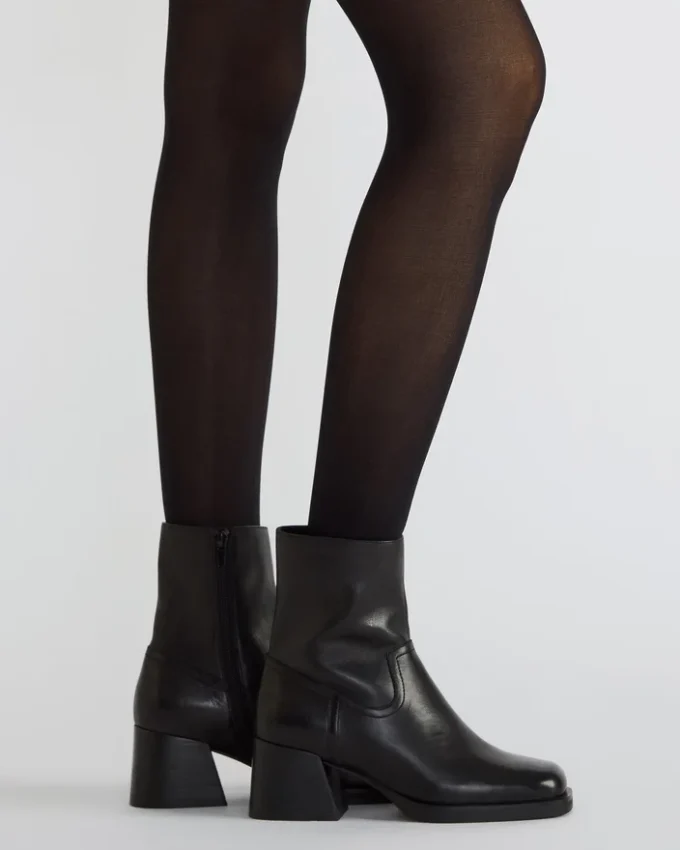 Latches Black Leather