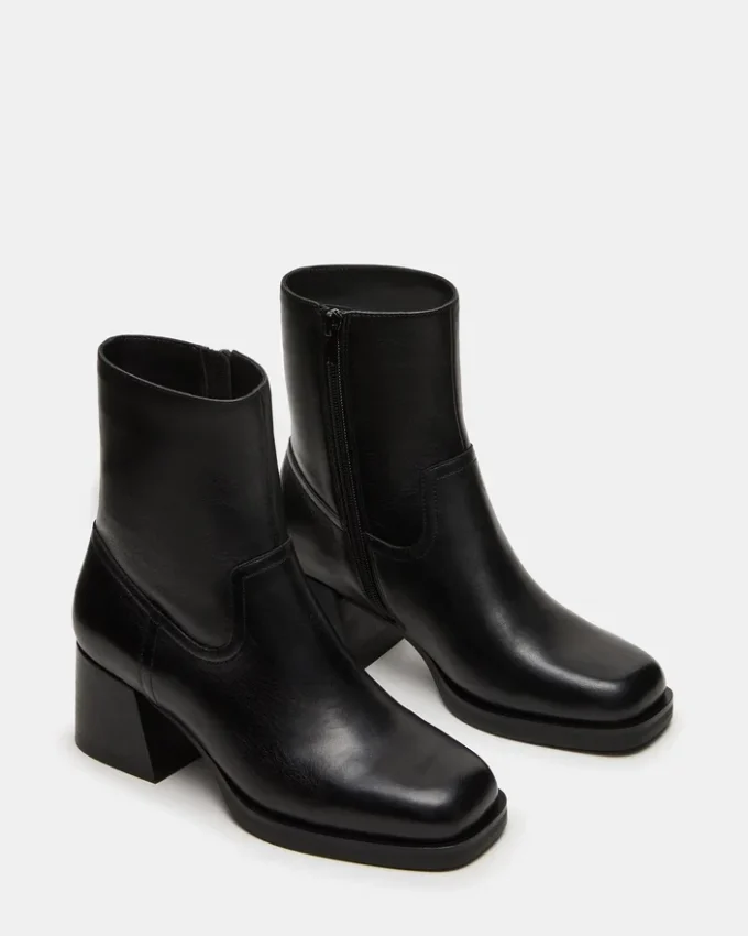 Latches Black Leather