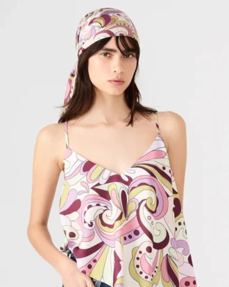 Lavender Printed Scarf