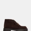 Leon Chocolate Brown Suede