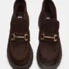Leon Chocolate Brown Suede