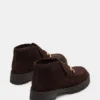 Leon Chocolate Brown Suede