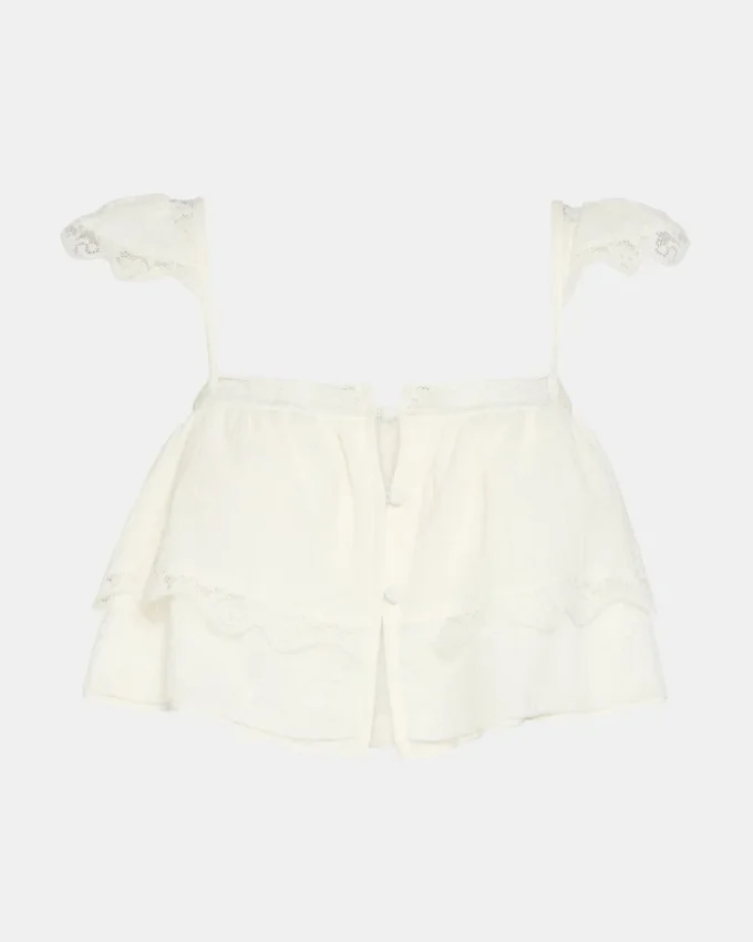 Leta Top Snow White