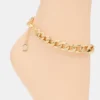 Link Chain Anklet Gold