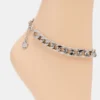 Link Chain Anklet Silver