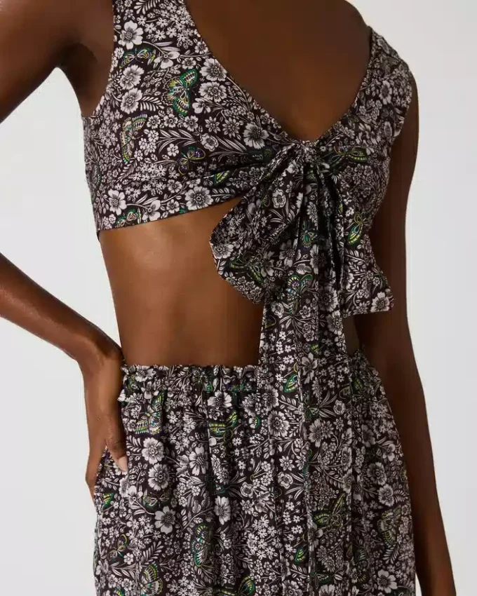 Livy Top Forest Green