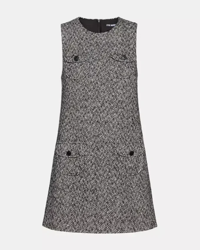 Louie Dress Black/White