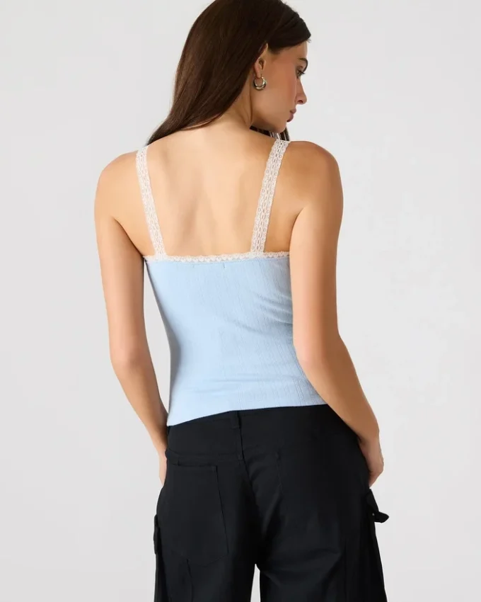 Love Goldie Tank Surf Blue