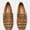Lydia Perforated Taupe