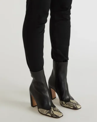 Lyle Black Leather with Snake