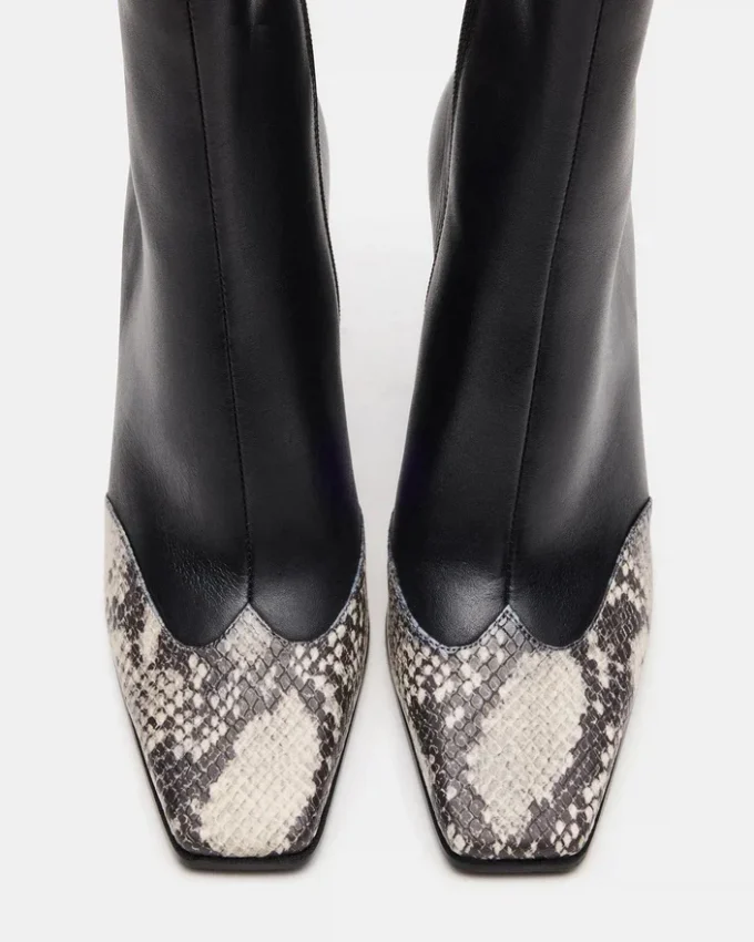 Lyle Black Leather with Snake