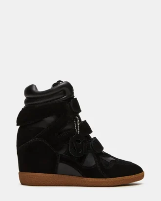 Mavis Black Suede