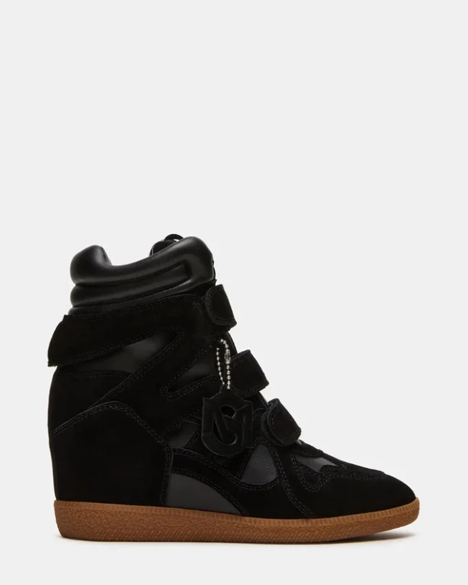 Mavis Black Suede