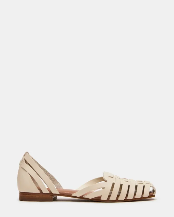 Medlin White Leather