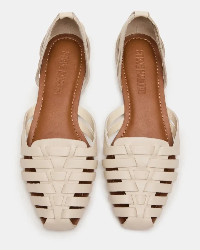 Medlin White Leather