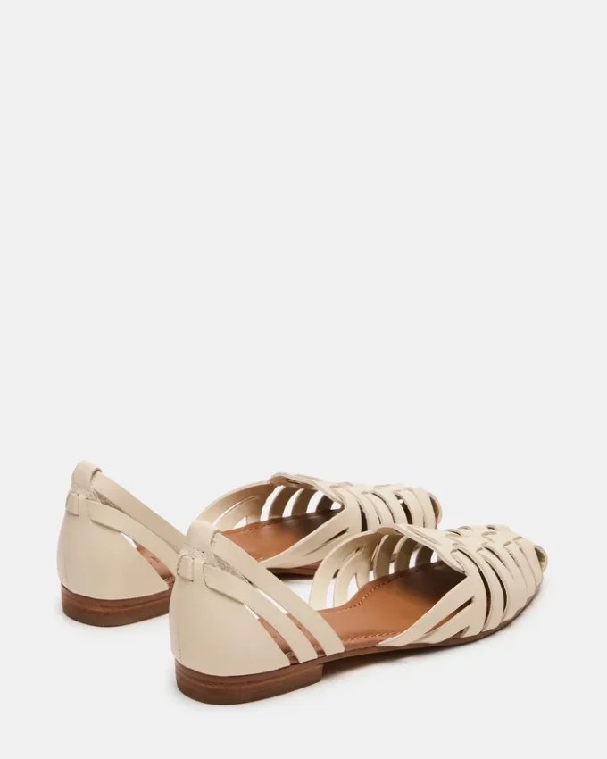 Medlin White Leather