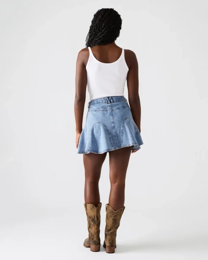 Melany Denim Skirt Forever Blue