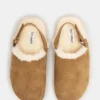 Mellow Faux Fur Cognac Suede