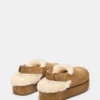 Mellow Faux Fur Cognac Suede