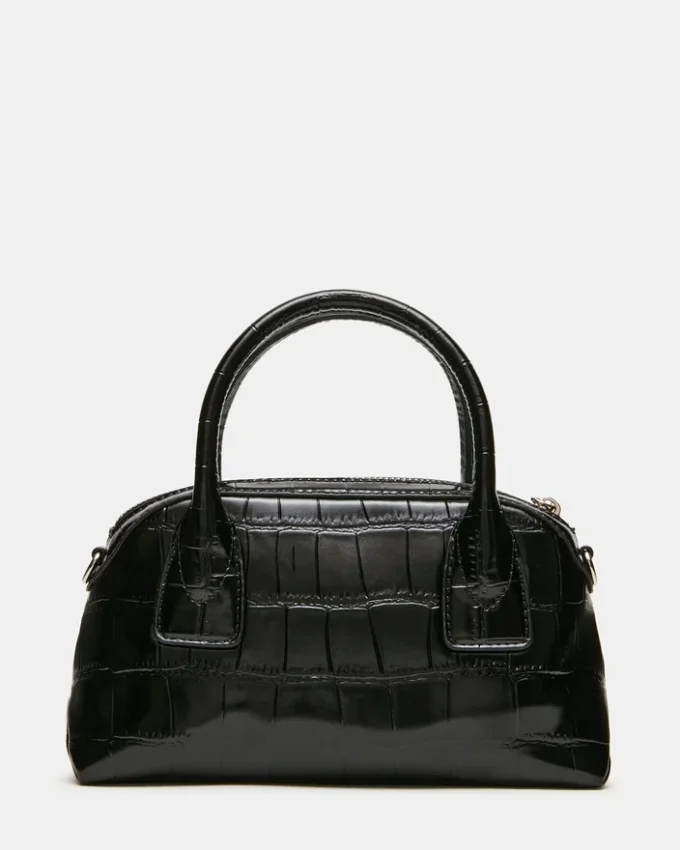 Melodie Bag Black Crocodile