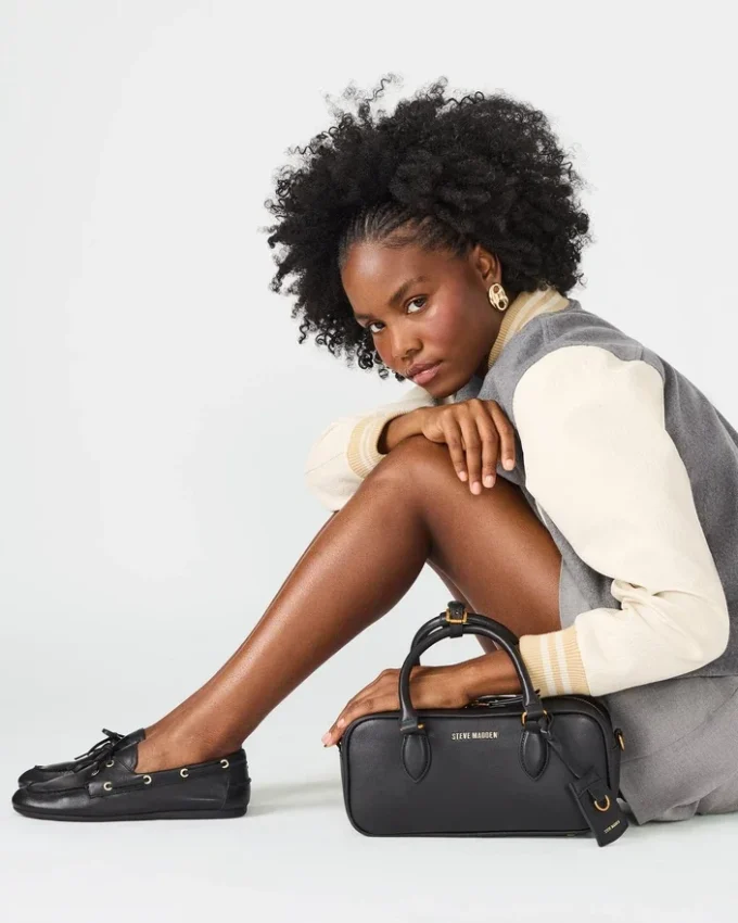 Merit Bag Black Leather