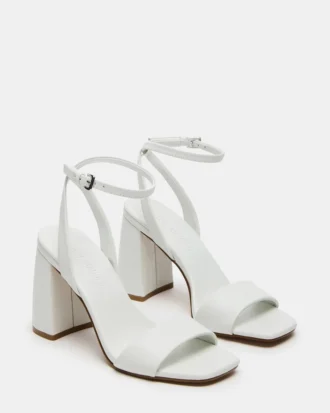 Messa White Leather