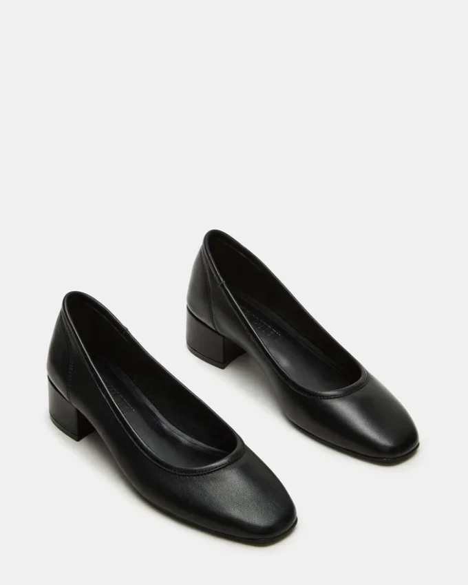 Mollie Black Leather