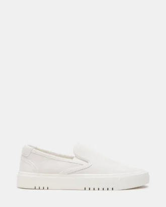 Murphy White Suede