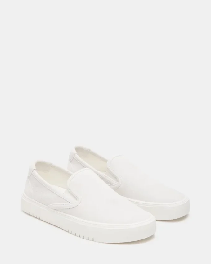 Murphy White Suede