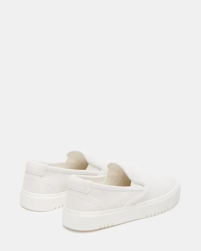 Murphy White Suede