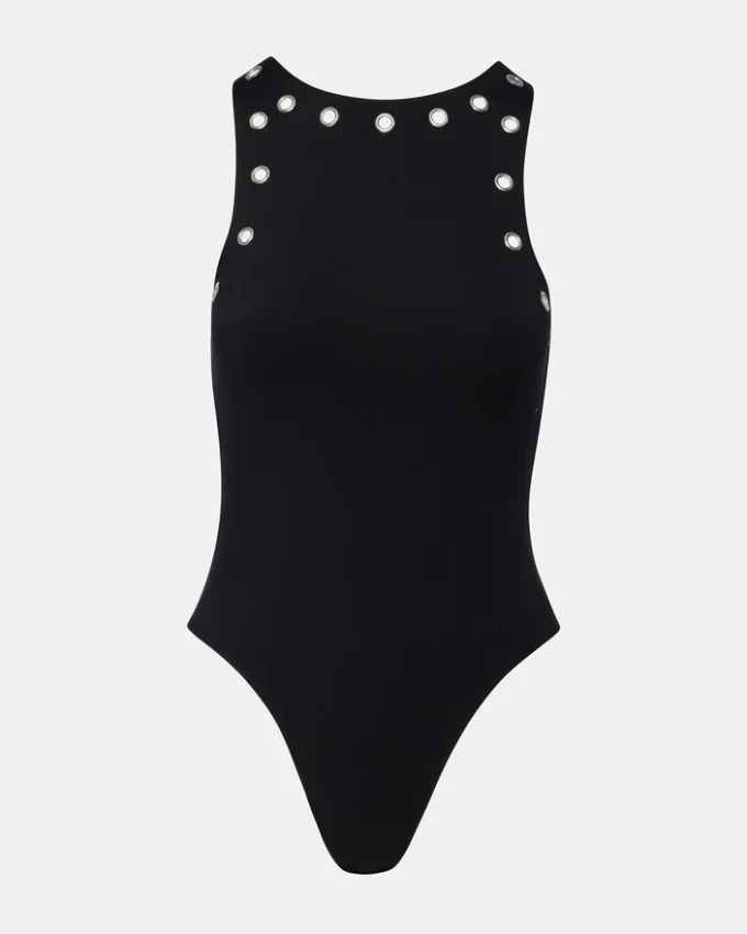 Nico Grommet Bodysuit Black