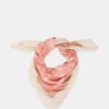Paisley Satin Scarf Terracotta