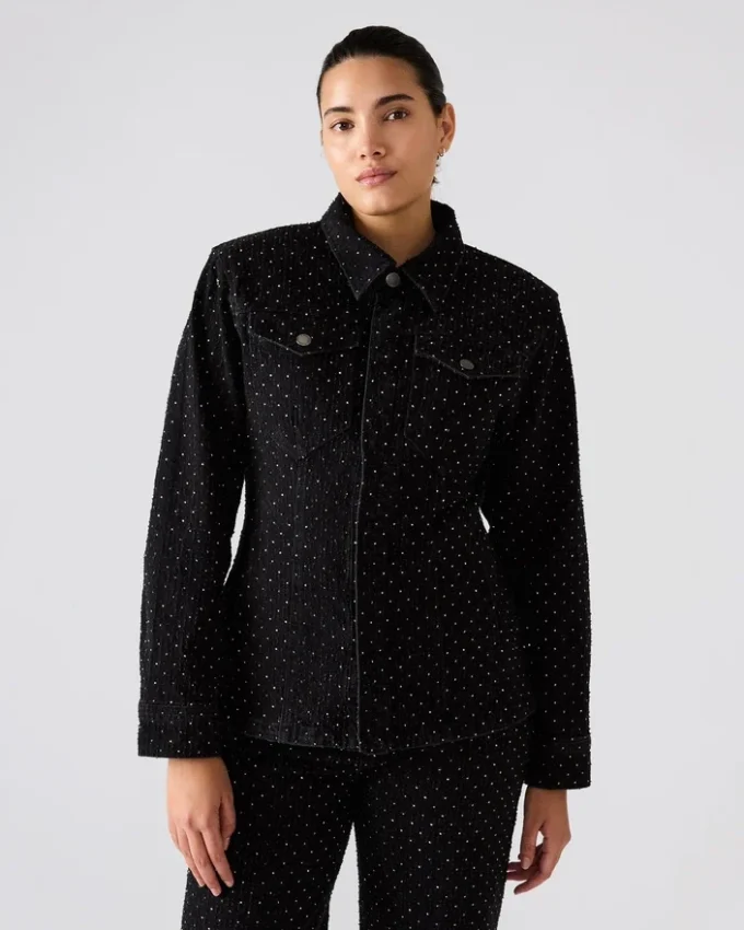 Parc Crystal Jacket Black