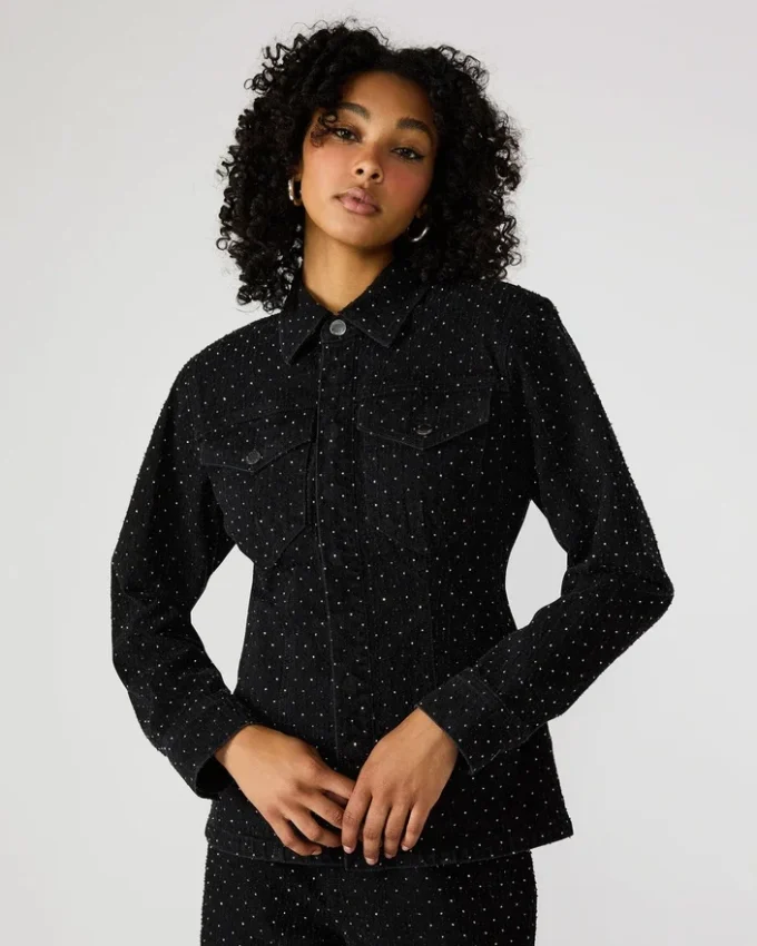 Parc Crystal Jacket Black