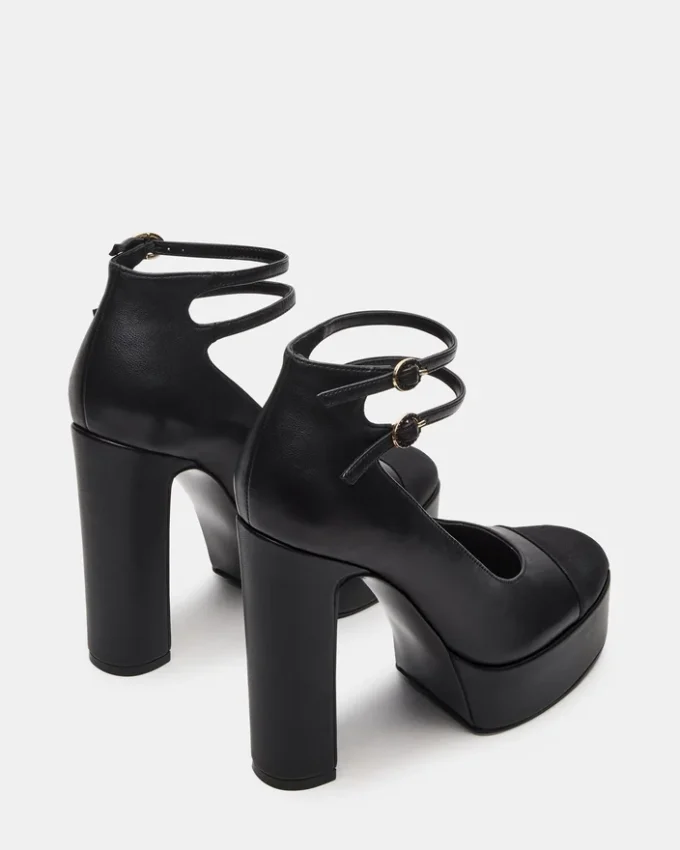 Peyton Black Leather