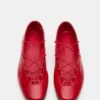 Pointe Red Leather