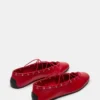 Pointe Red Leather