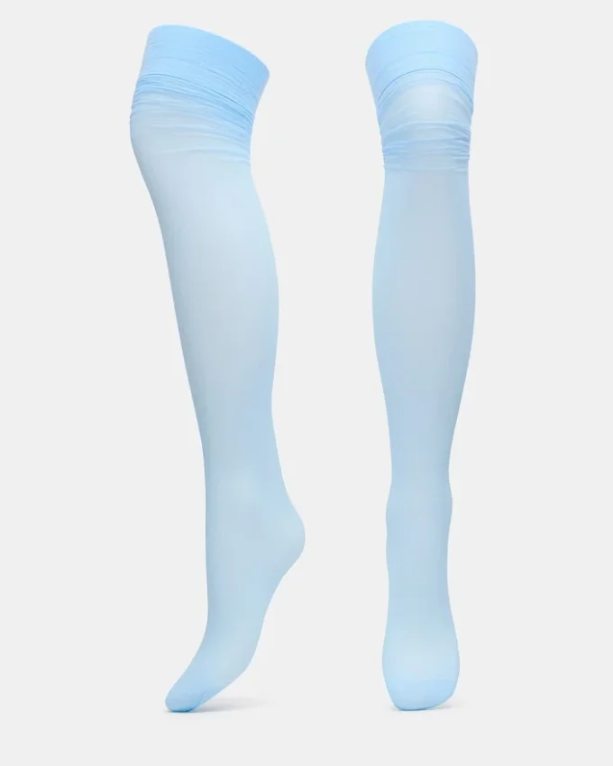 Preppy Tights Light Blue