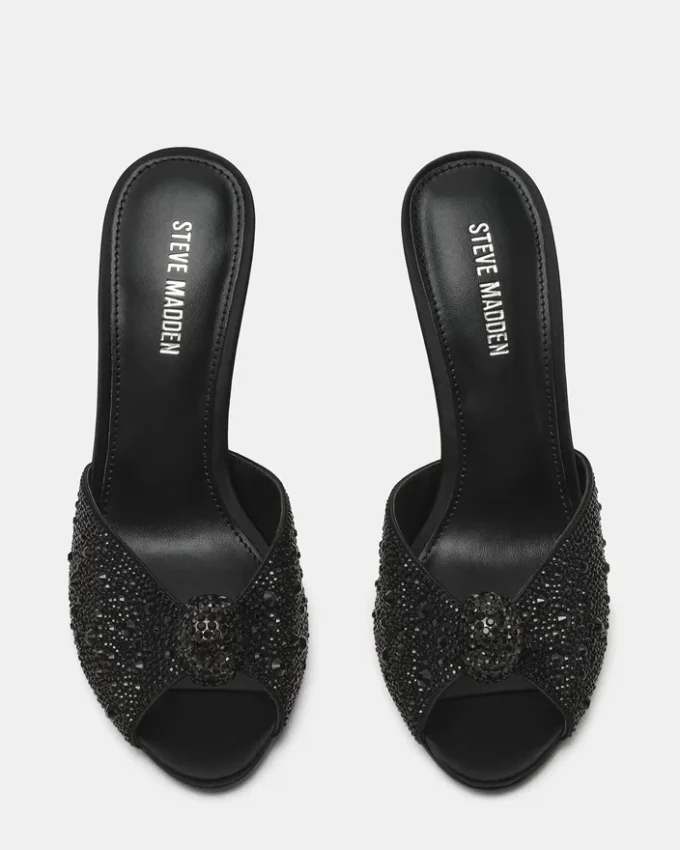 Priya Black Rhinestones