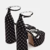 Retro White/Black Polka Dot