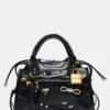 Riggs Bag Embellished Black Distressed