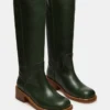 Riggs Dark Green Leather