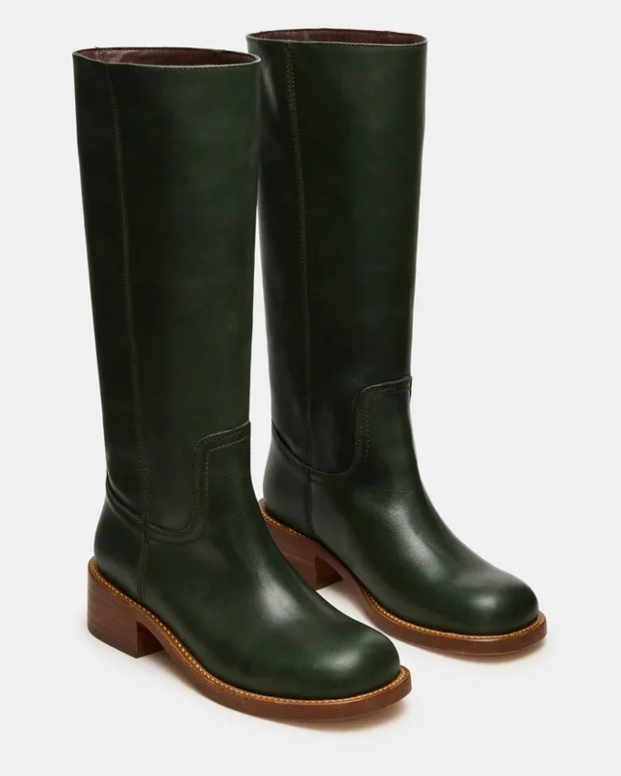 Riggs Dark Green Leather
