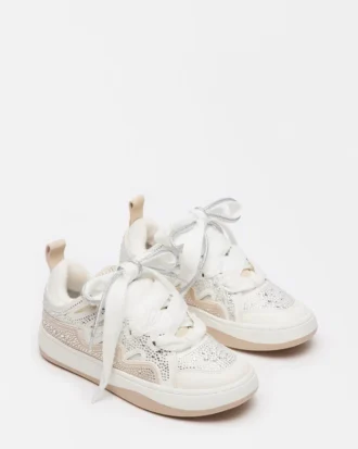 Roaring White Rhinestones