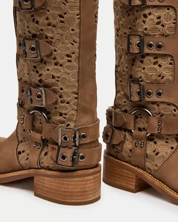 Rocky Floral Tan Nubuck