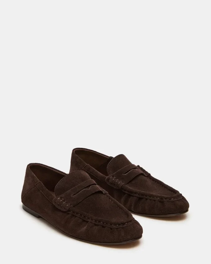 Roger Chocolate Brown Suede